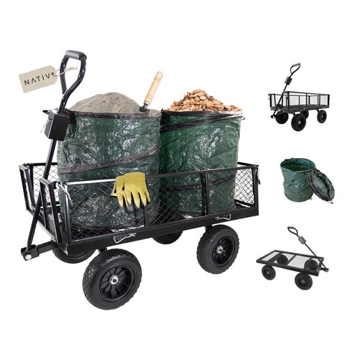 Gartenwagen metall mit - metall,