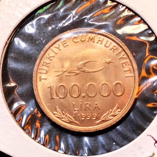 Turkey 100000 lira 1078 - 100000,