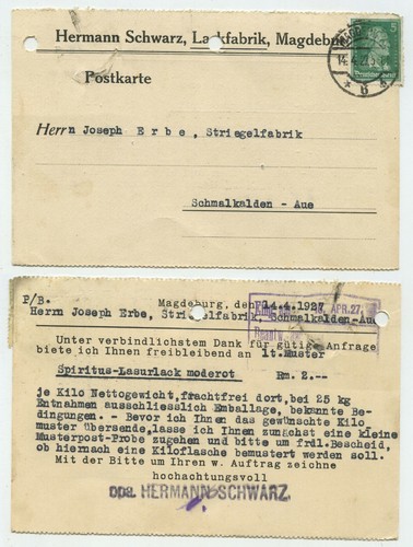 93299 postkarte hermann - 93299,