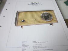 Radio Archiv Schaltplan 2000 Philips Philitina Box 15 U, 1960