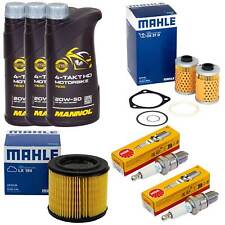 Wartung für BMW R 45 N R 75 R 80 1969-85 Set Öl 3L Luftfilter Ölfilter Zündkerze