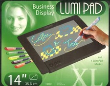 LumiPad Leuchtschild Reklame Tafel für z.B. Werbung im Schaufenster / beleuchtet