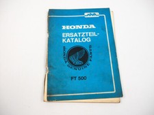 Honda FT500 C PC07 Ersatzteilliste Ersatzteilkatalog 1982