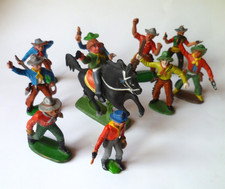 alte Figuren DDR Cowboys Gummi