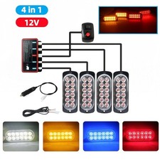 4x 12LED Frontblitzer LED