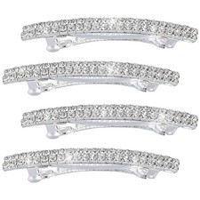 Sparkly rhinestone hair clips - sparkly,