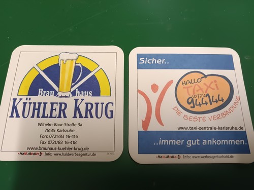 Sehr selten bierdeckel - sehr, selten: