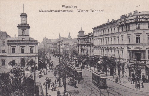 Warschau wiener bahnhof - ak, warschau,