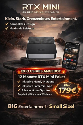 Rtx mini media streamer box - mini, 4k