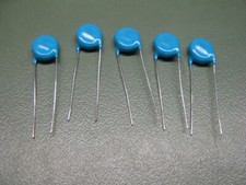 5x MuRata 2200pF/6,3kV HV-Kerko/-Kondensator 6300Volt  RM10mm 2,2nF 6kV