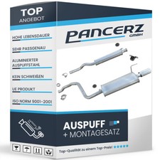 Auspuffanlage für Audi 80 (B4) 1.6/2.0 & 1.6/2.0e mit E-Prüfzeichen