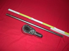 Stahlwille 552 + 558 Umschalt-Knarre Ratsche mit Stange 3/4 Zoll