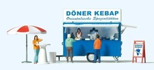 Verkaufswagen "Döner Kebap" mit Figuren, H0, Preiser 10747