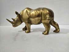 Metall Nashorn Statue Figur
