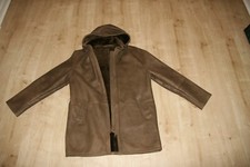 Damen Parka Jacke Echtleder