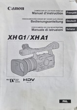 CANON XH G1/ XH A1 - Bedienungsanleitung