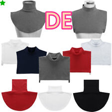 DE-Krageneinsatz Damen Blusenkragen Rollkragen Einsatz Fake Kragen Abnehmbare