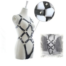 Frauen Pu Leder Körper