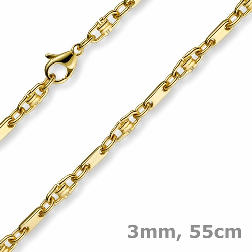 3mm platte steigbügel kette - 3mm,