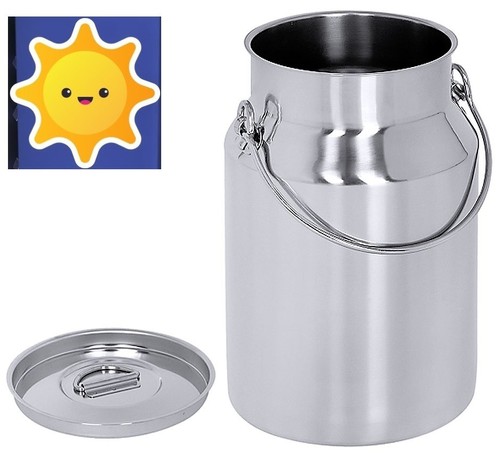 Milchkanne mit deckel - milchkanne,