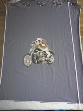 Jersey Panel Hund Moped Motorrad grau Stenzo 65 x VB 160 cm