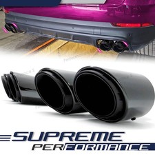 Schwarz Auspuffblenden