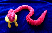 Minkaklecks  1x SCHLANGE  ROT