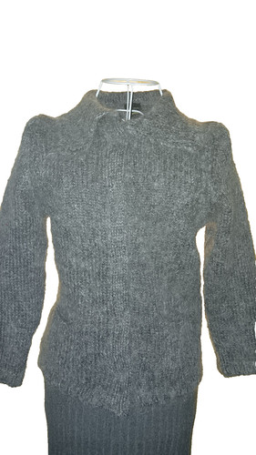 Strickjacke mit kragen - mit,