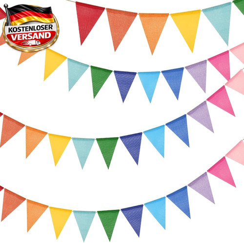 Bunte wimpelkette outdoor - bunte,
