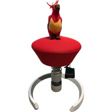 Aeris Swopper Gleiter | Gestell Silbergrau | High Feder Silbergrau | Mesh Rot