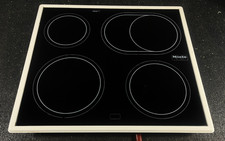 Miele KM-62/4-Weiss  2 Jahre Garantie Glaskeramik Kochfeld #9130