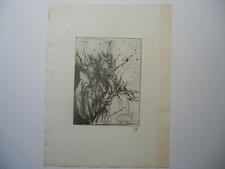 Horst Janssen Radierung