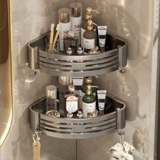 Duschkorb 2-Stück Eckregal