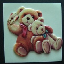 Wachs Wachsornamente Teddy 7,5 x 7,5 cm Jittenmeier