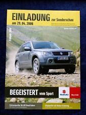 Suzuki Programm 2006 Vitara Swift Jimny Style Ranger Cabrio SX4