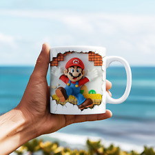 Tasse mit 3D-Effekt Super Mario Motiv 2, schönes Motiv, versch. Farben verfügbar