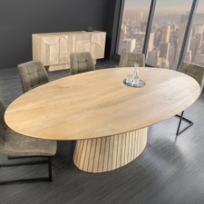 Ovaler Esstisch ART DECO -