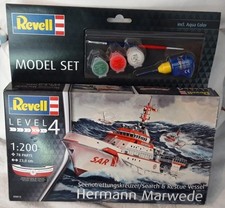 REVELL - Nr. 05812 - Seenotrettungskreuzer „HERMANN MARWEDE“ im SET in 1:200