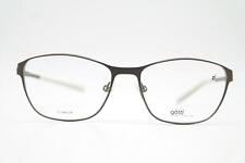Brille Götti Switzerland NIMBU Titanium Bronze Oval Brillengestell Neu