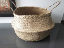 IKEA Faltkorb "FLADIS" Korb Tasche Aufbewahrung Seegras - Höhe 32 / 18cm  ⌀25cm