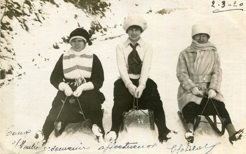 Fotokarte frauen auf - 3, alten
