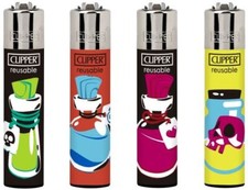 Clipper® Feuerzeuge 4er Set: Gamertricks