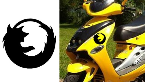 Firefox vinylaufkleber - firefox,,