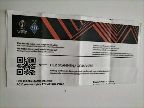 Sammler ticket dynamo - sammler,