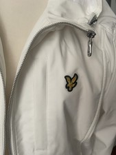 Herren Golf-Wasserabweisende Kapuzenjacke weiß