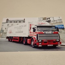 G&J Jack Ltd Fish Merchants Fraserburgh Scania 143 LKW/LKW Foto 6x4 