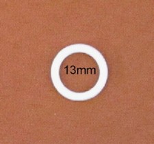 Gardinenringe weiß 13 x 18mm