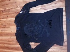 Langarmshirt schwarz 140 mit