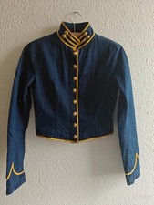 Ralph Lauren Denim Supply Damen Jeansjacke, Blau, Gelb, Gr. XS