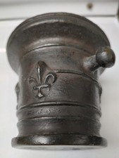 Bronze Mortar Fleur De Lys